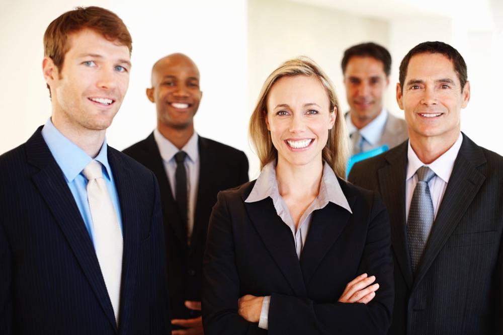 Smiling-Business-Team